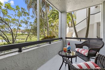 Private patio or balcony